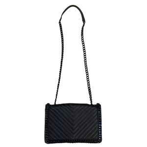 Aldo black chain purse